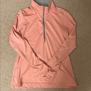 Women's Pink Quarter-Zip Top